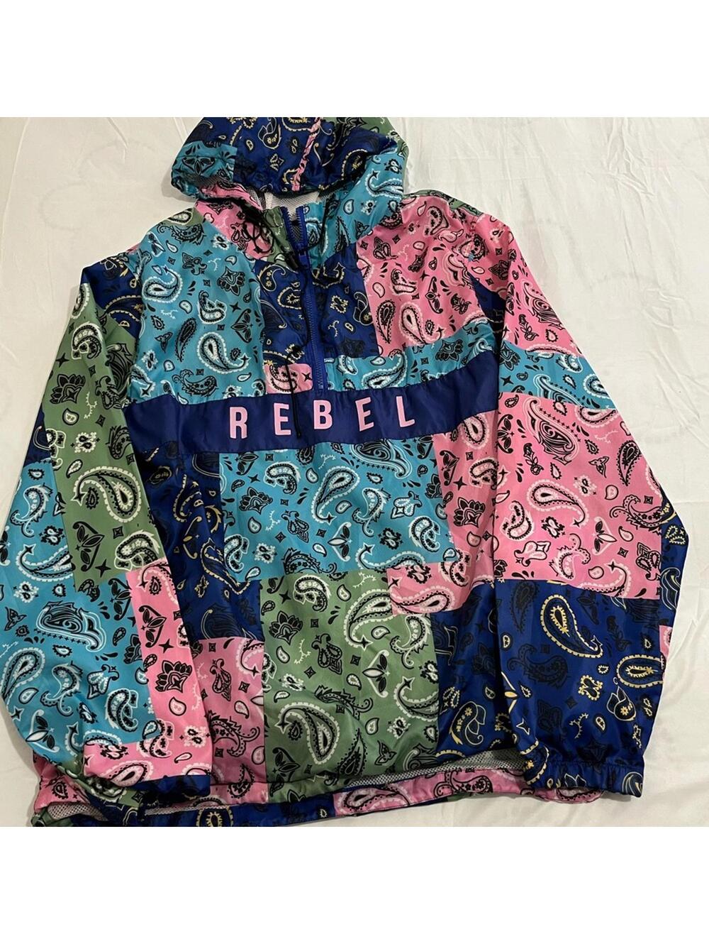 Rebel Minds Paisley Patchwork Jacket Women’s Size 3XL